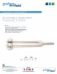 Product Sheet - Tuning Fork – Adjustable Frequency